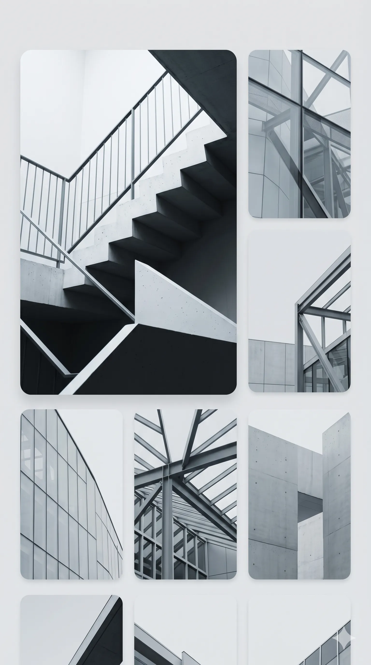 Digital Archive work - minimal staircase architecture