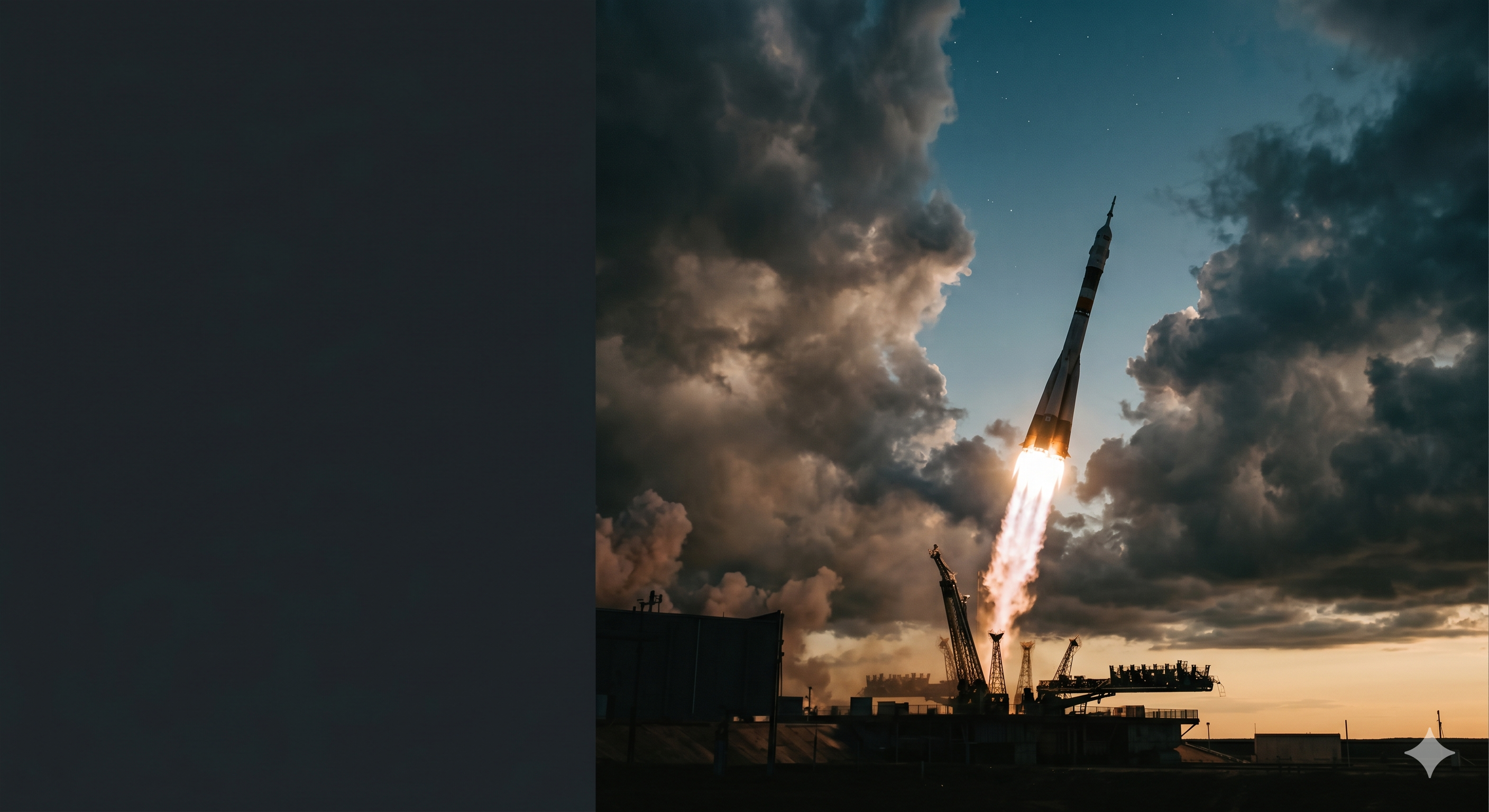 ロケット打ち上げビジュアル