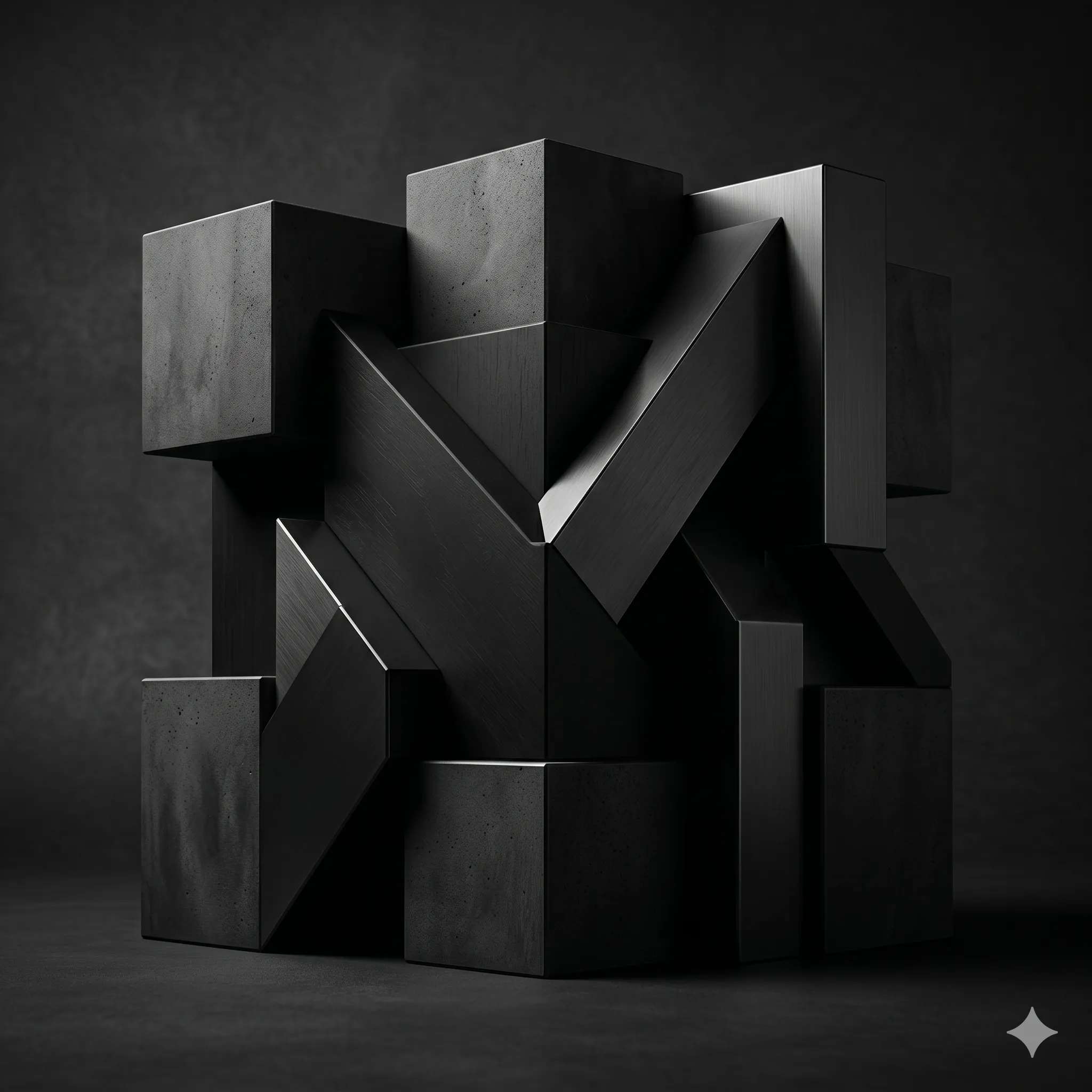 Abstract dark geometric