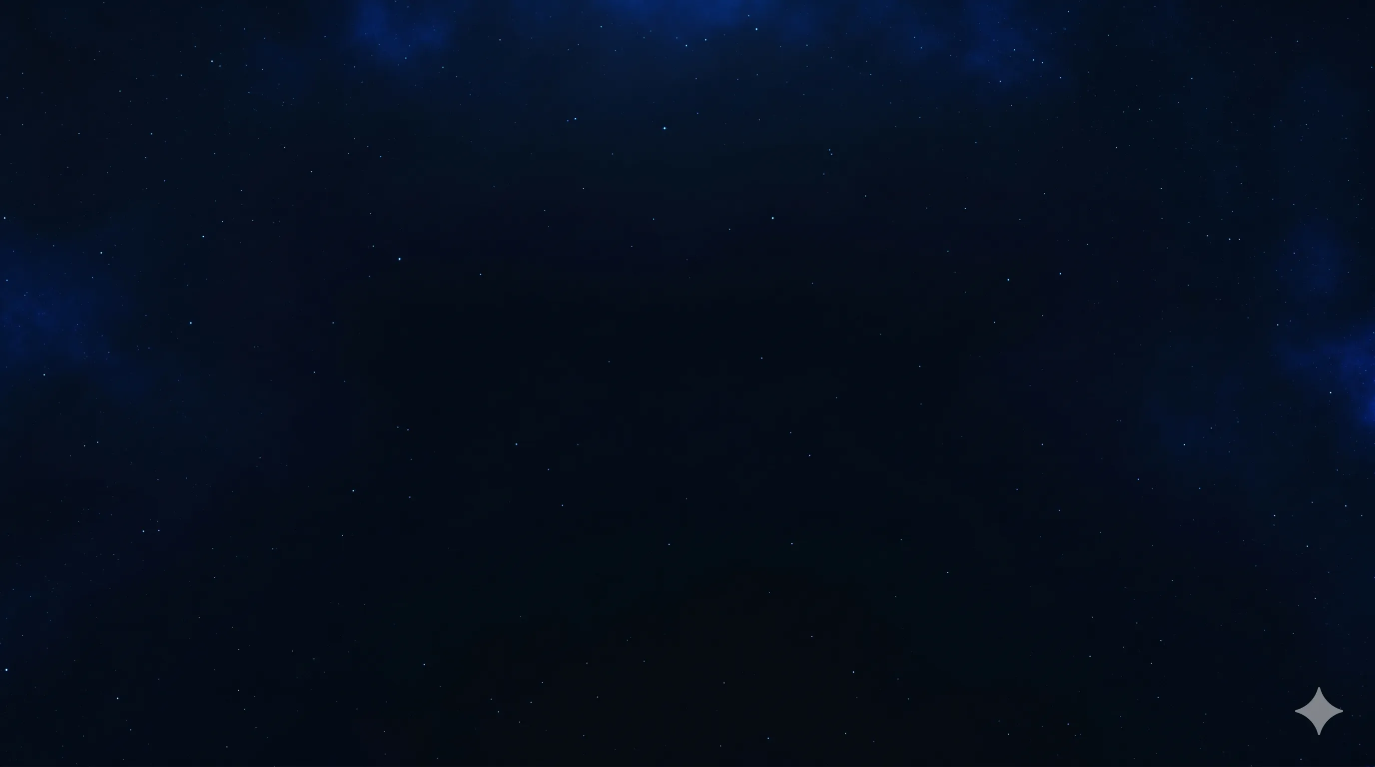 Dark cosmos starfield blue atmosphere