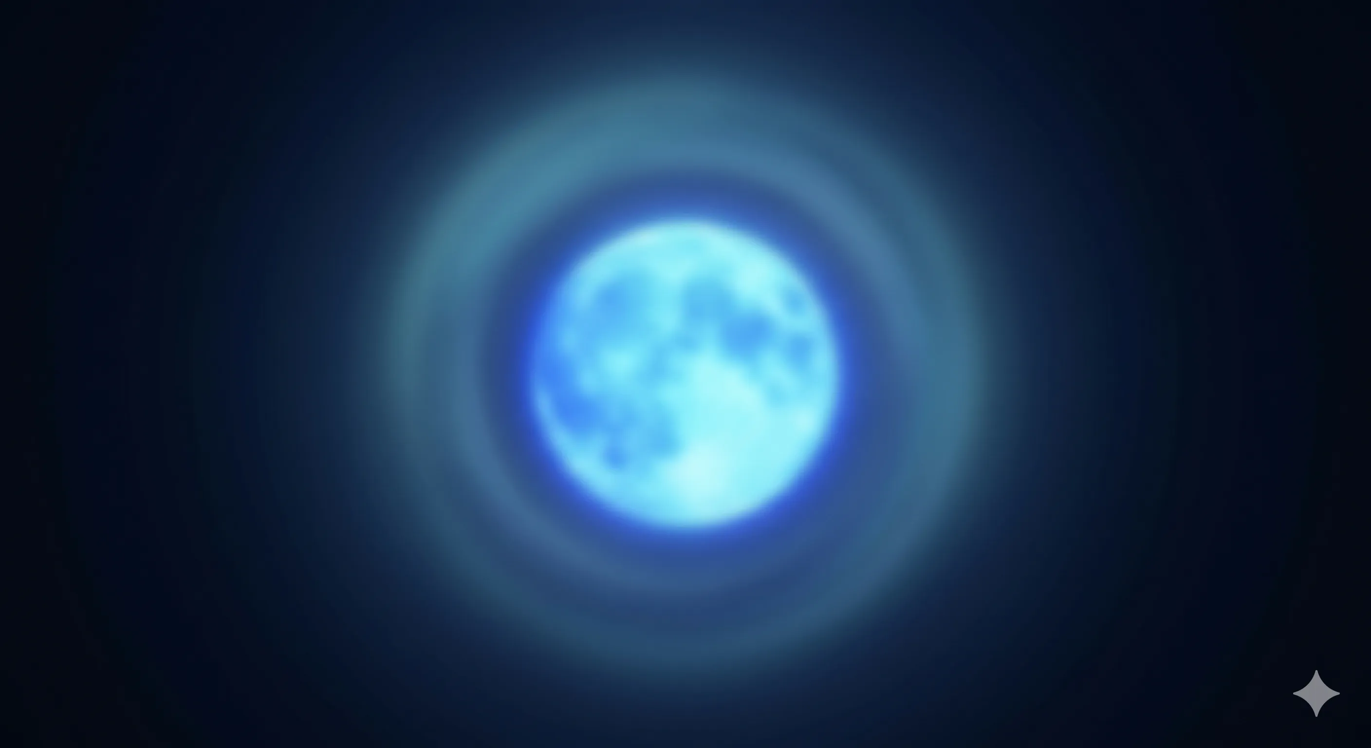 Glowing circle light effect blue portal