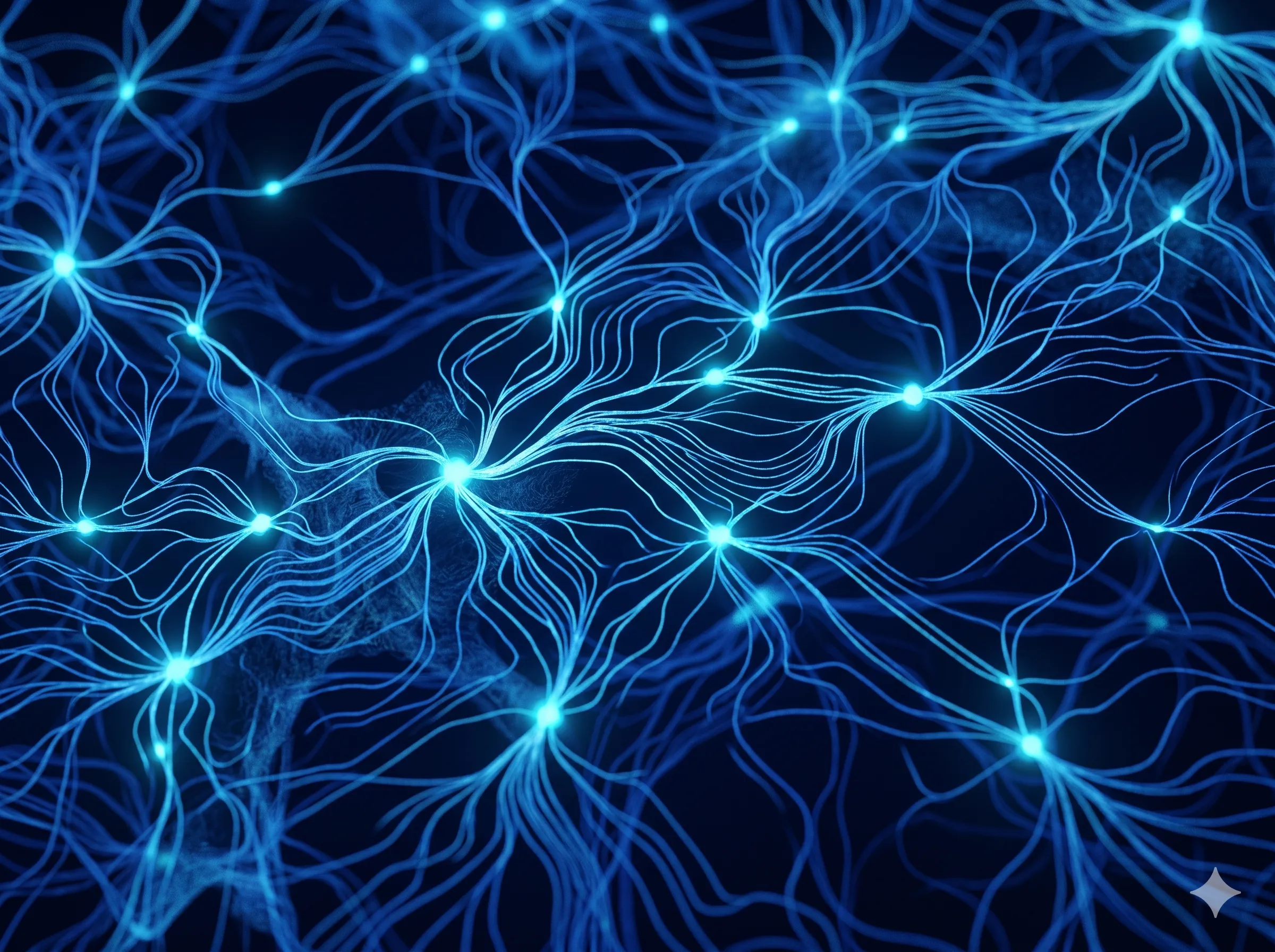 Synapse flow dark blue digital network branding