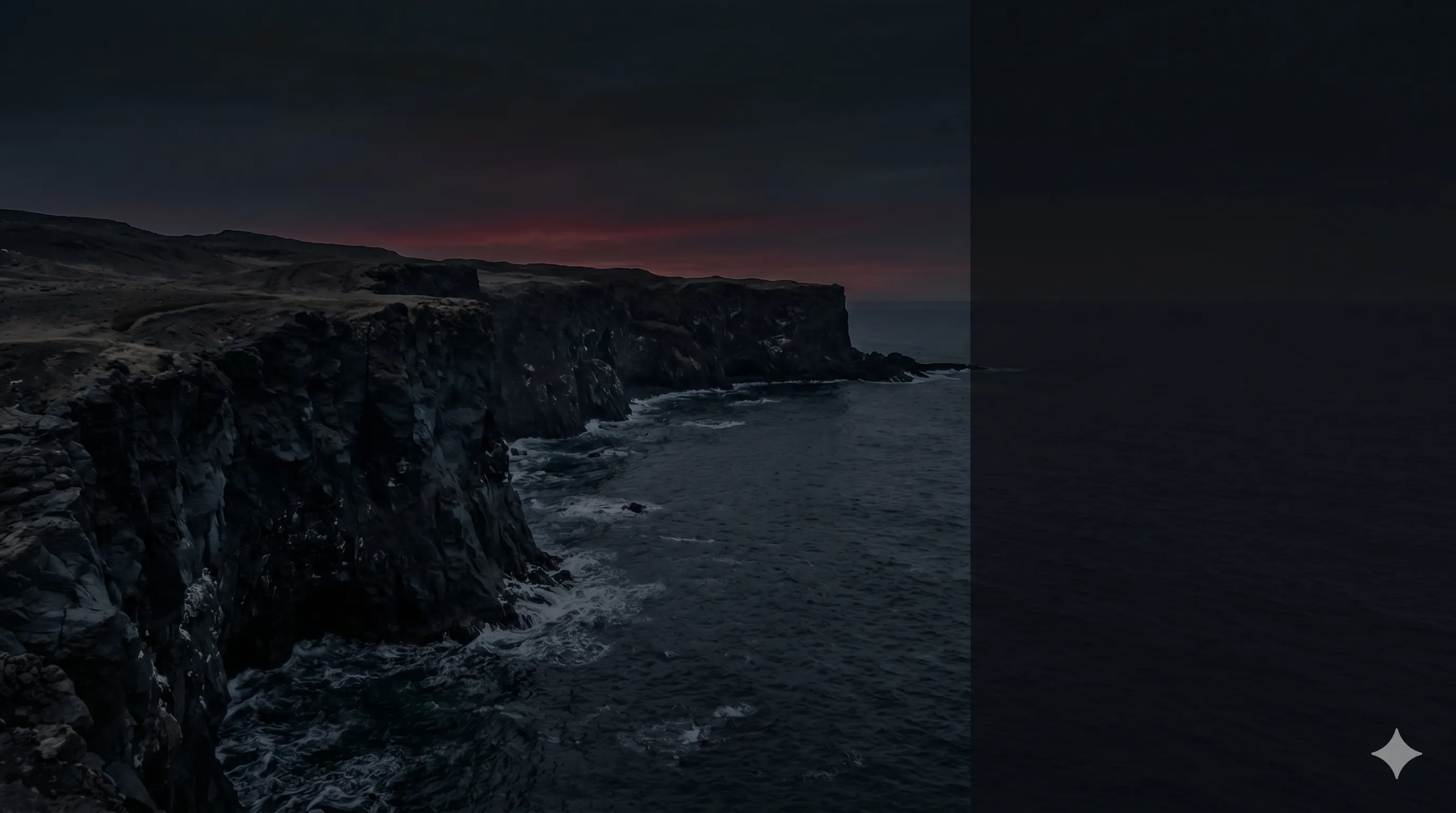 Dramatic landscape visual